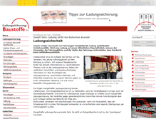 Tablet Screenshot of ladungssicherung-baustoffe.de